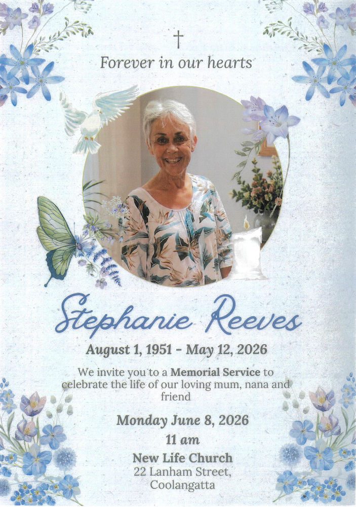 In Loving Memory - Stephanie Reeves