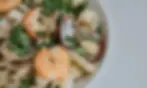 Noodles de Camarão, Ameijoa e Choco