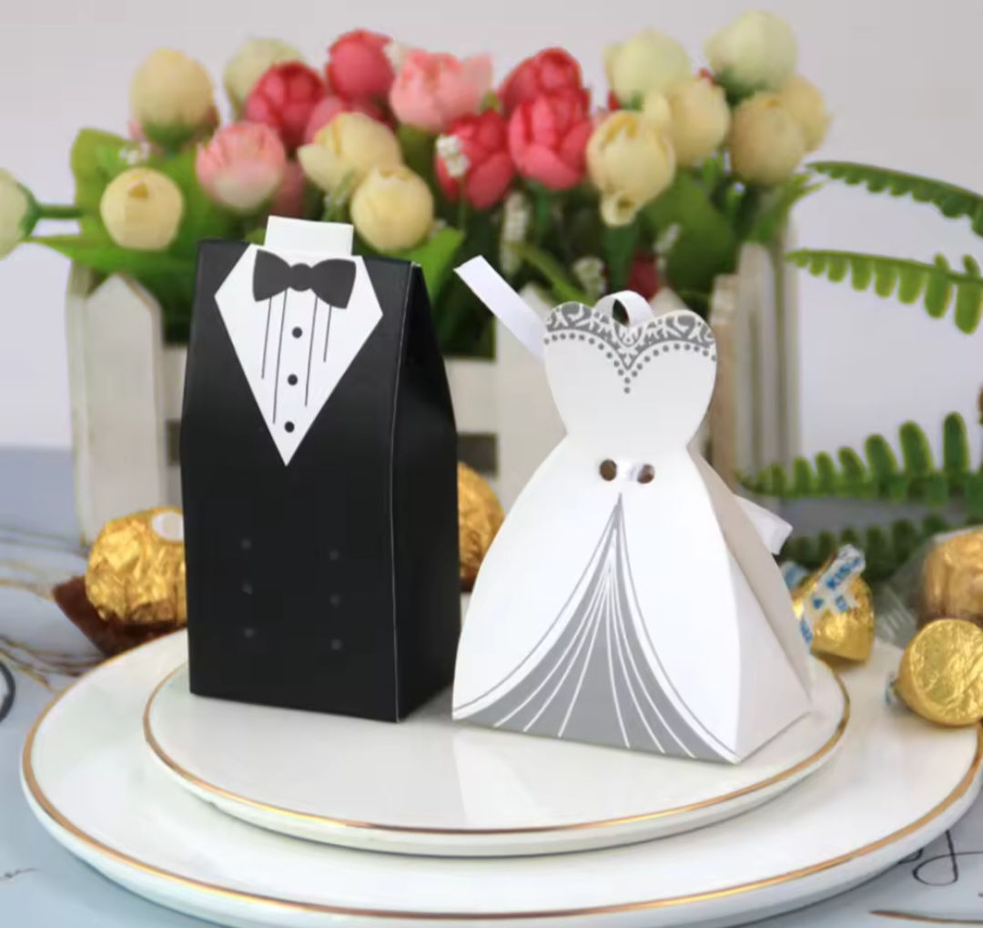 קופסאות קטנות לממתקים חתן כלה