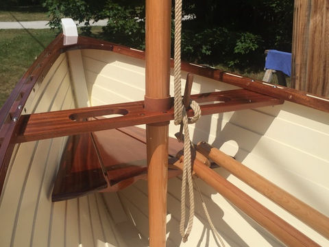 Penobscot Wherry handmade wooden boat by Cottrell Boatbuilders, Searsport Maine.