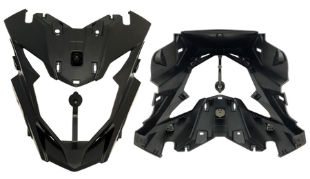 moulage par injection plastique de couverture de corps de moto lourde