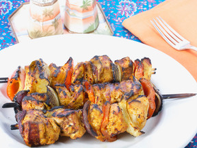 Golden Turmeric Chicken Skewers
