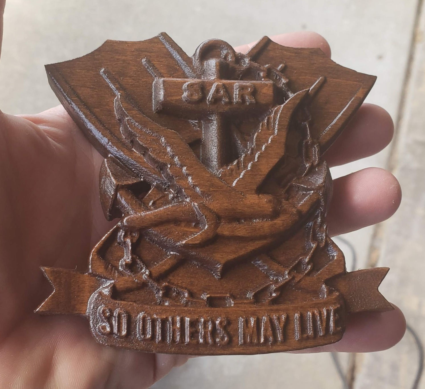 Navy SAR Emblem (Rescue Swimmer)