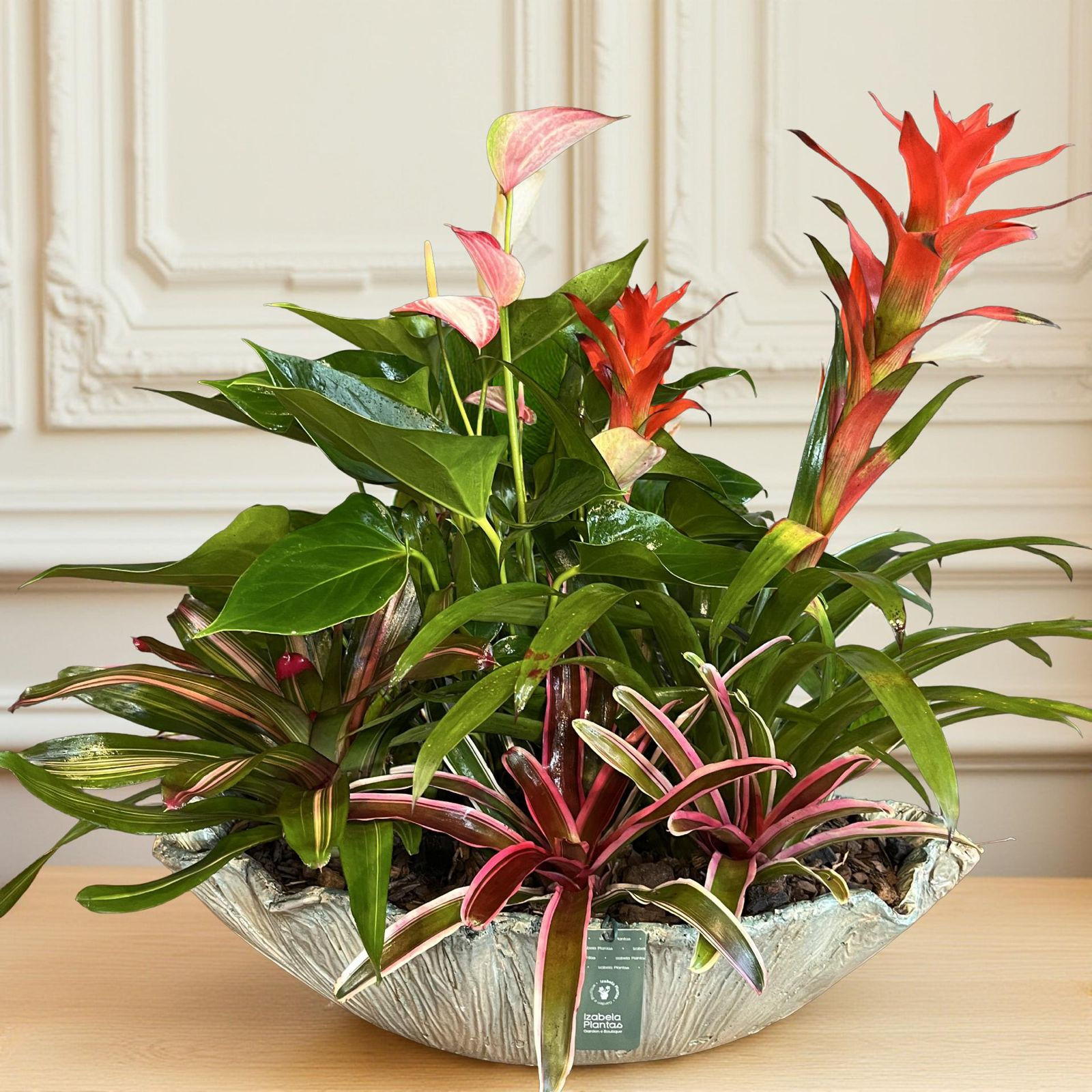 Gamela Mix de Flores e Folhagens