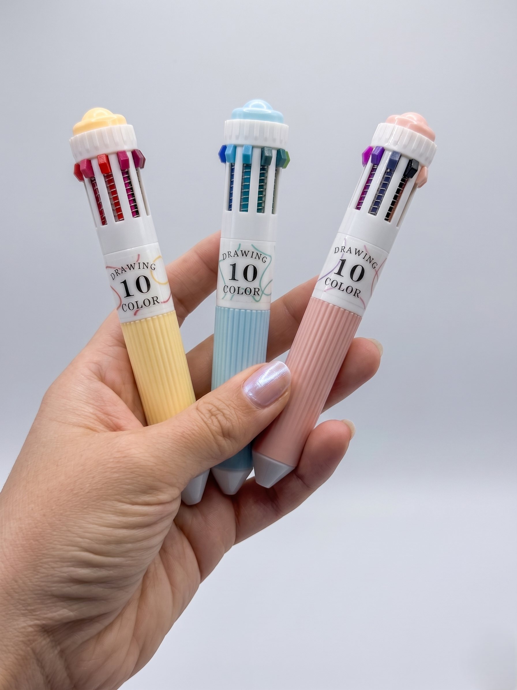 Caneta Esferográfica Multi-Cores 10 em 1