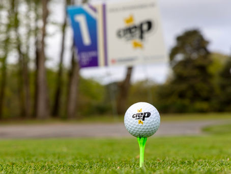 Crep Protect Ball on first tee.