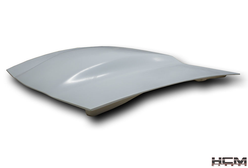 Thumbnail: 2005 - 2013 C6 Corvette Fiberglass Raised Super Charger Hood