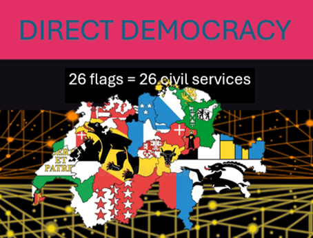 The Intersection of Direct Democracy and Swiss Civil Service: A Model of Local Autonomy to prevent ideological and political capture of the civil service.