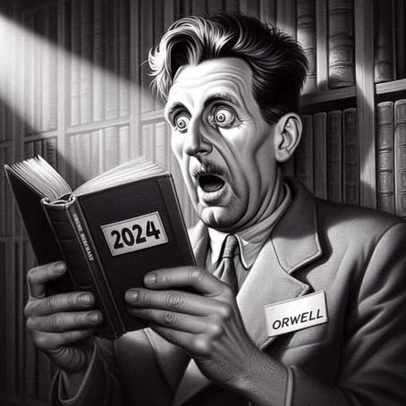 George Orwell's 1984 and a Direct Democracy Transition