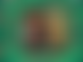 A close-up view of a microchip, mounted on a green printed circuit board (PCB).