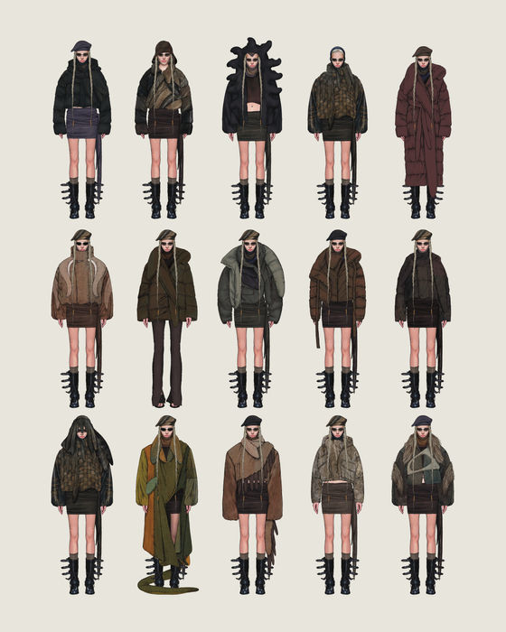 Sleeve Studios AWR Puffer Jackets