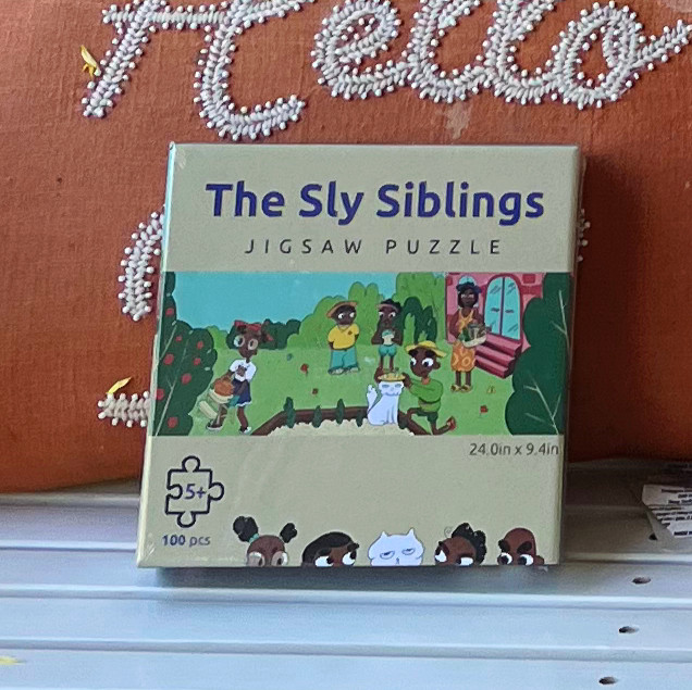 Sly Siblings Jigsaw Puzzle