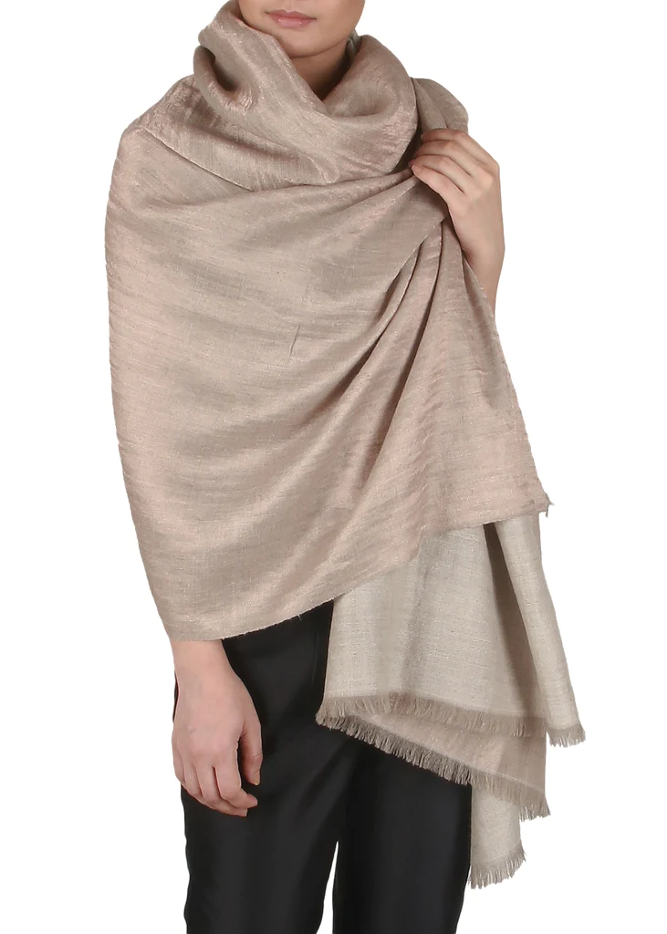 Dorukha Metallic Cashmere Stole