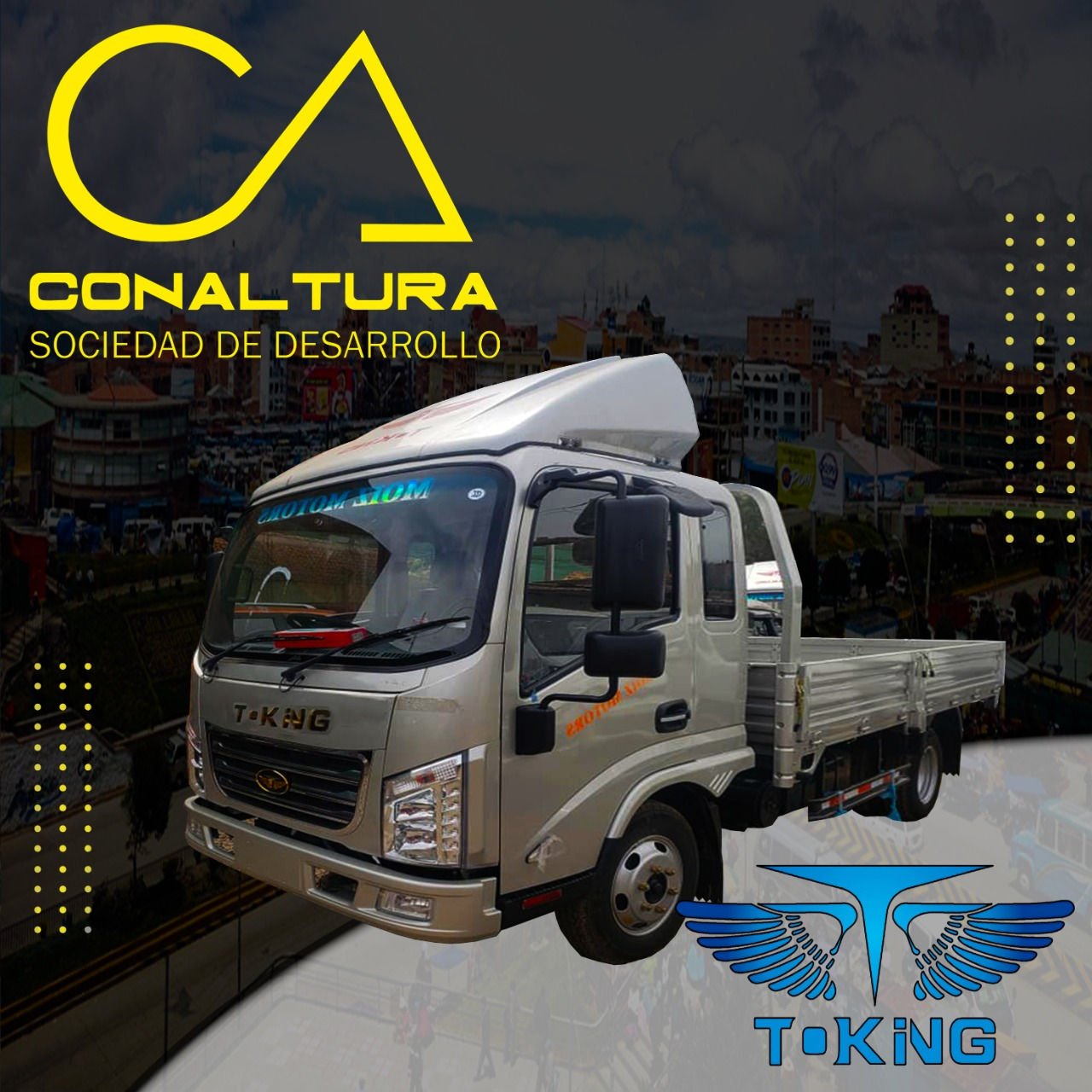 T KING 3 TONELADAS TROCHA ANCHA