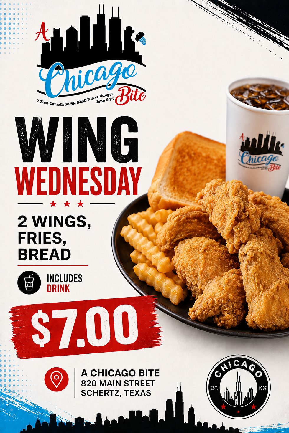 Wing Wednesday is on at A Chicago Bite!