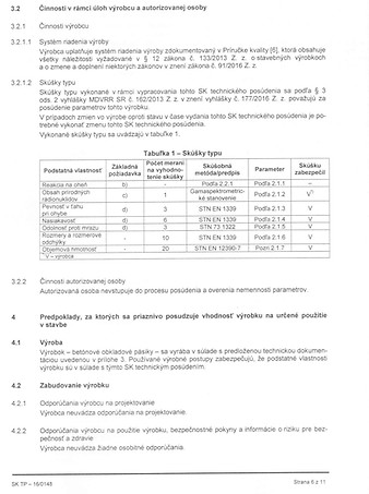 Skúšky kvality tehlového obkladu STAVFERKA