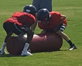 Football tackle drill