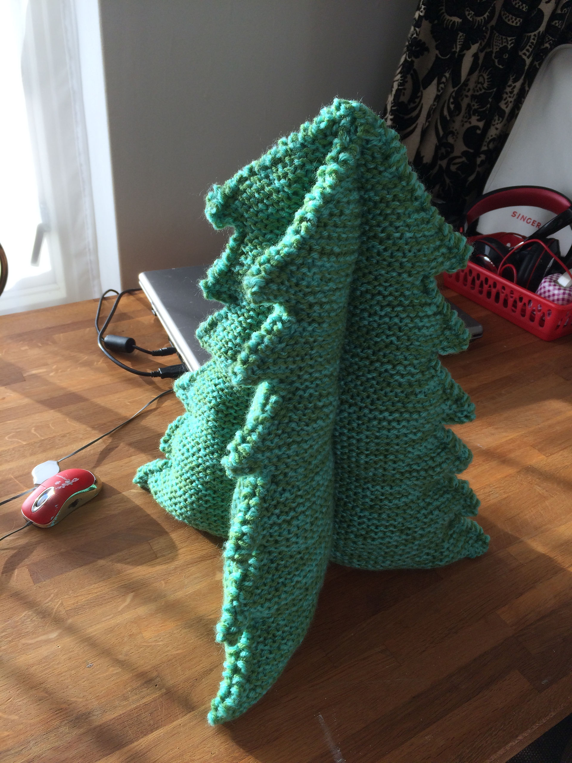 Gebreide kerstboom