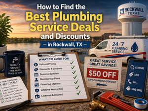 Rockwall scenery with checklist for best plumbing deals