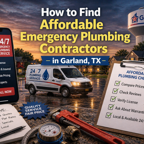 Garland scenery with 24/7 plumbers and affordable plumbing checklist