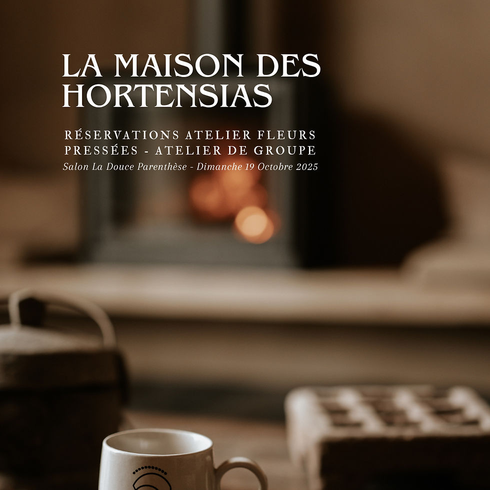 Atelier herbier de fleurs pressées