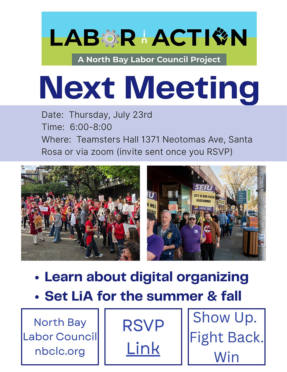 Labor In Action Meeting - Digital Organizing Discussion