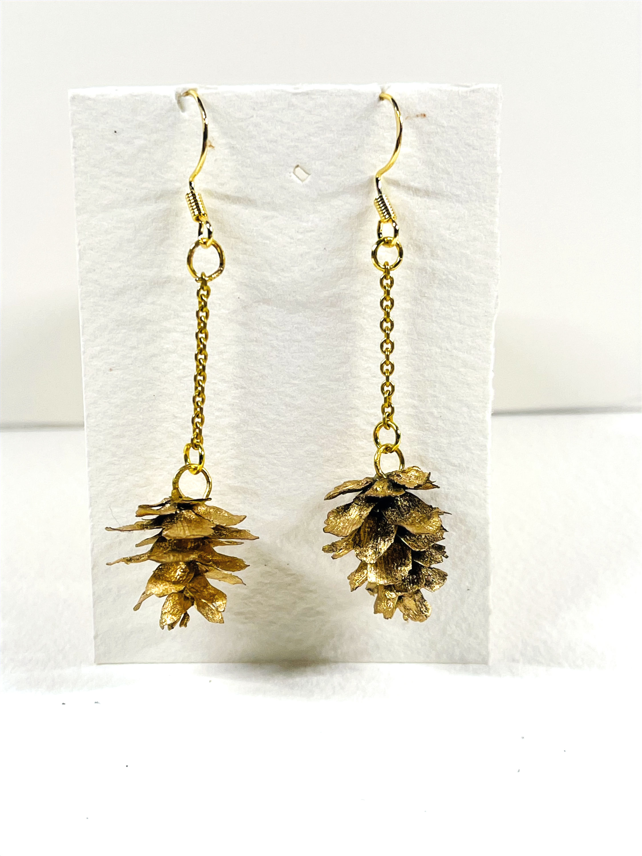 Pine Cone Earrings (collected from British Columbia) - 5cm