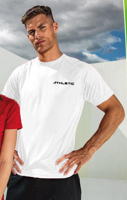 Thumbnail: White Performance Panelled Tech T-Shirt