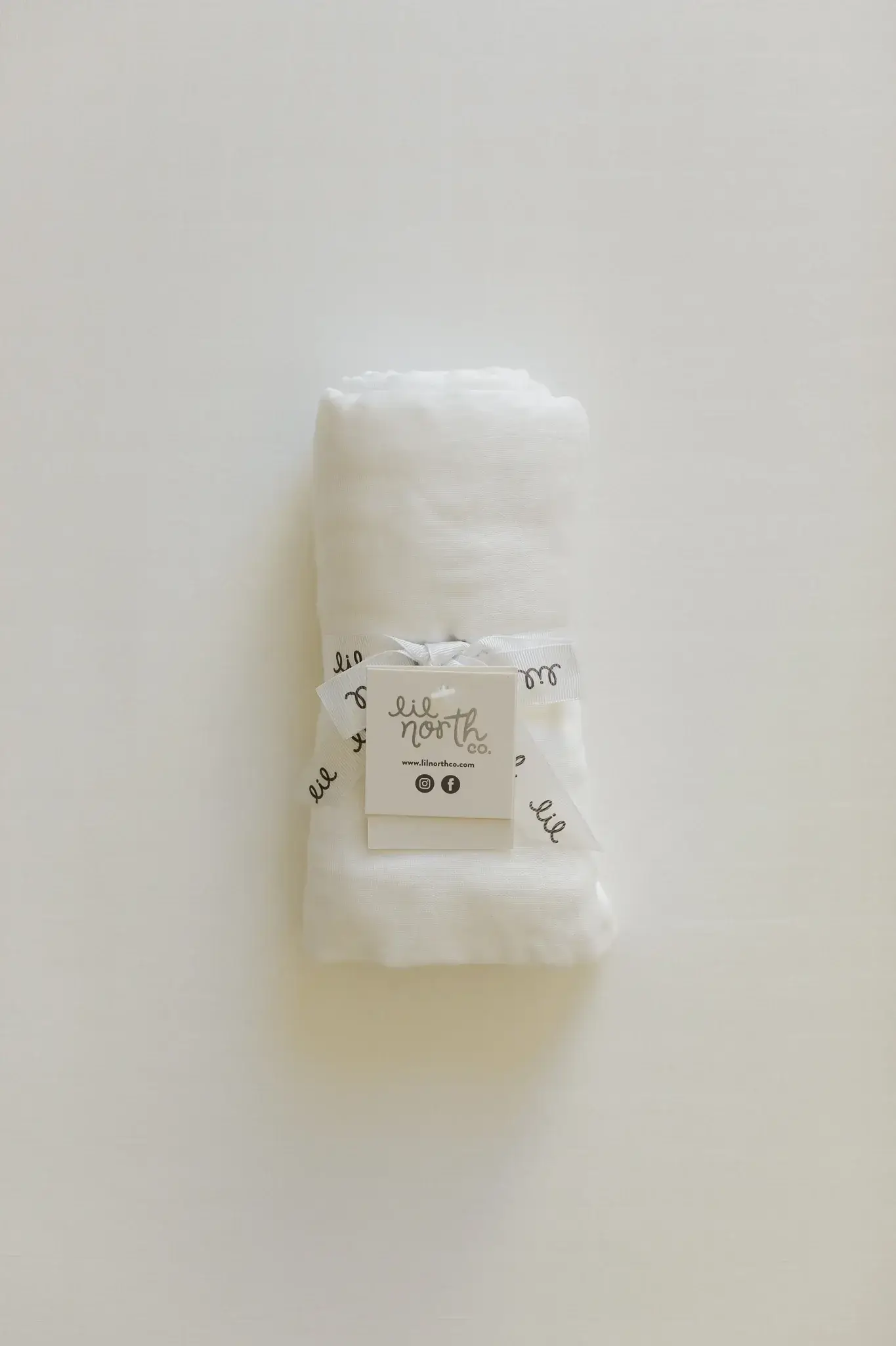 White Single Muslin Swaddle