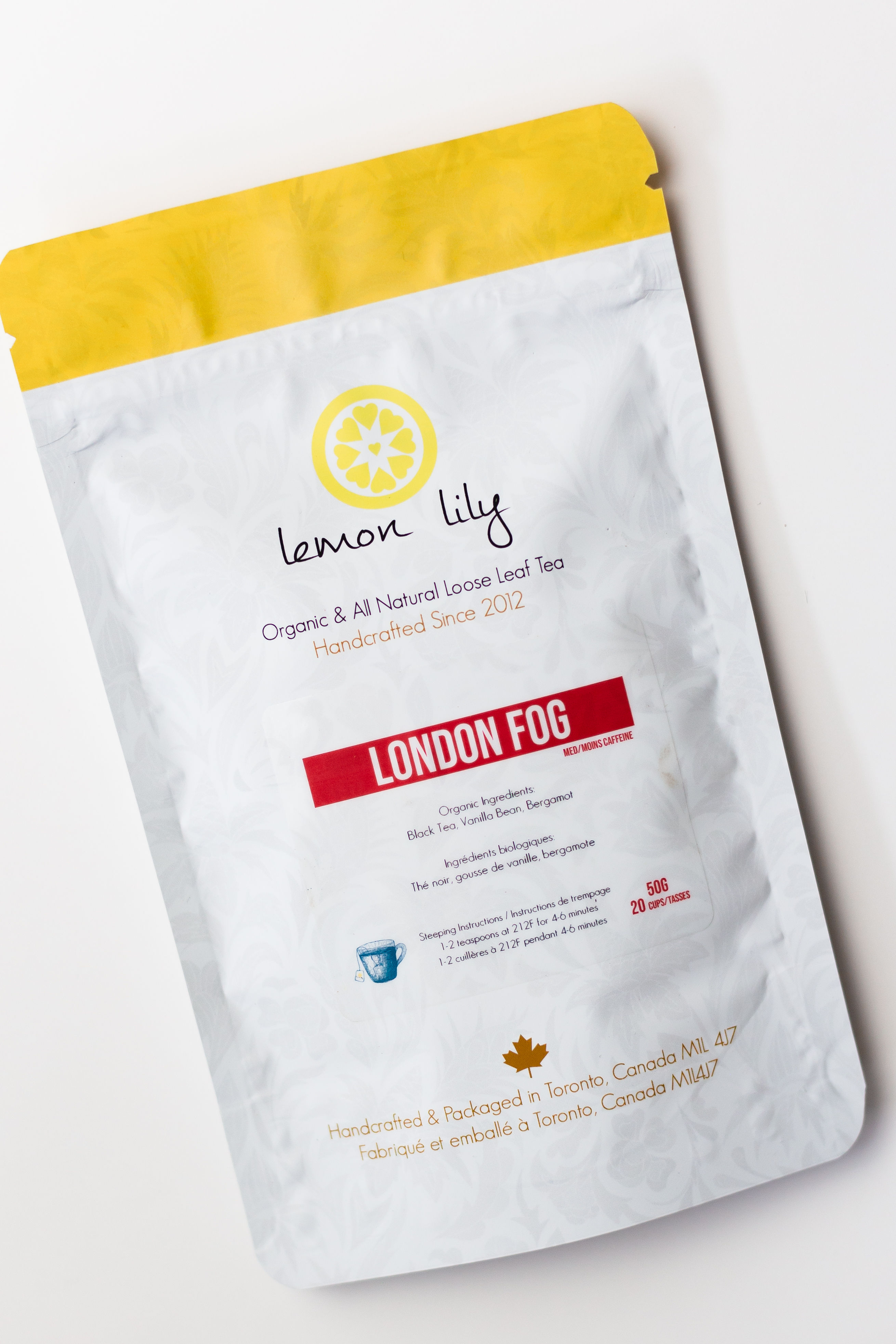 Lemon Lily Tea - London Fog