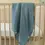 Thumbnail: Dusty Blue Single Muslin Swaddle
