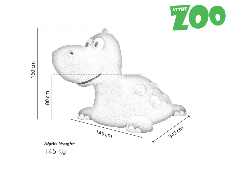 الصورة المصغرة: 3D Epdm Figürler - Dino