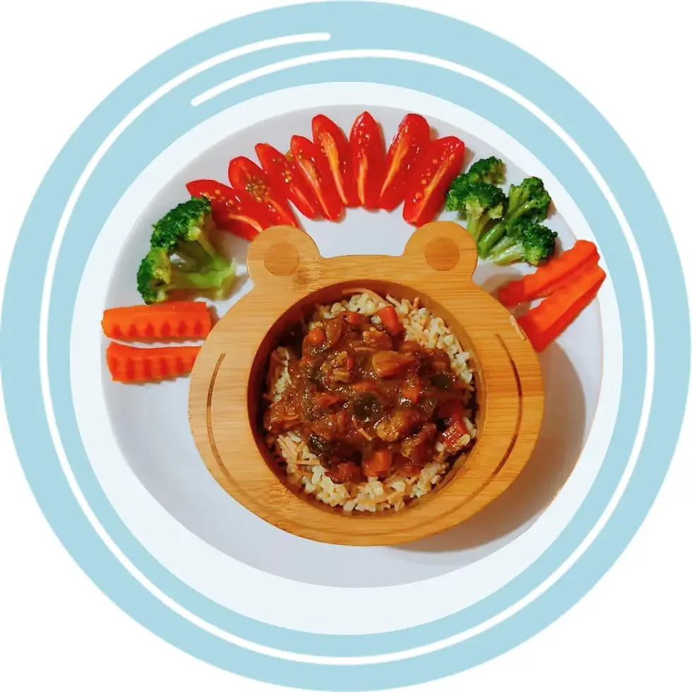 Тарілка з їжею для дитини