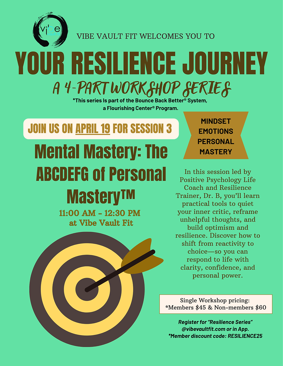 Your Resilience Journey: Mental Mastery