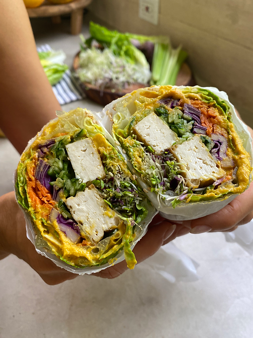 🌿✨ Burrito Summer Rolls: ¡Frescura y Sabor en Cada Bocado! ✨🌿