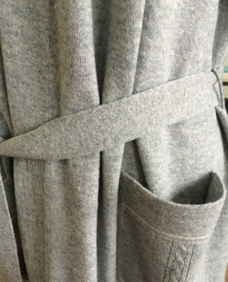 cashmere bathrobe
