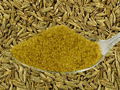 Whole cumin seeds and powder
