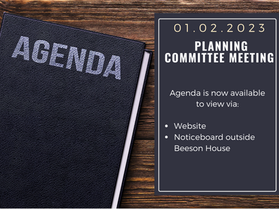 Planning Committee Agenda - 1st Febuary 2023