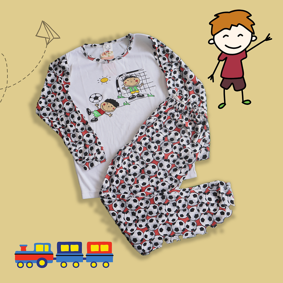 Miniatura: Pijama animada larga niño