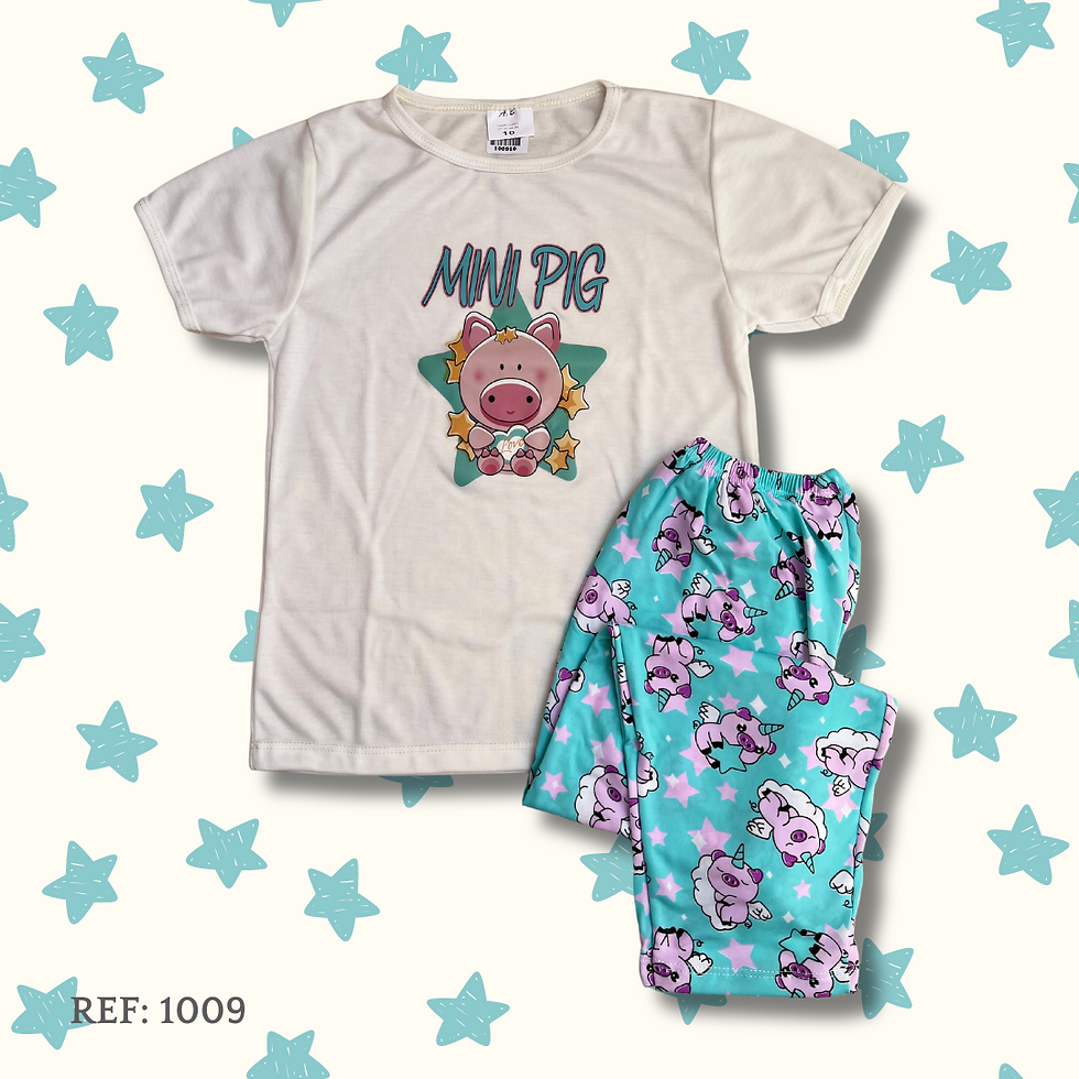 Miniatura: Pijama pant larg dama