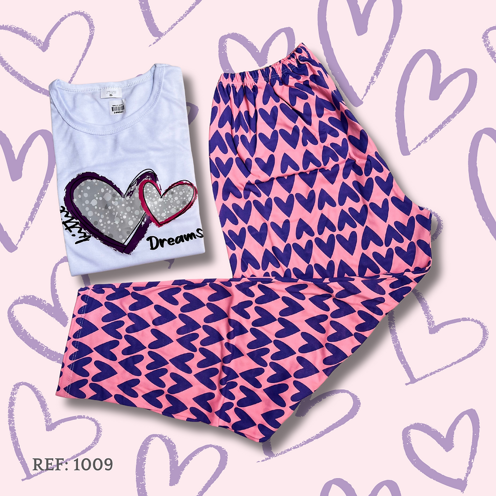 Miniatura: Conjunto pant larg dama