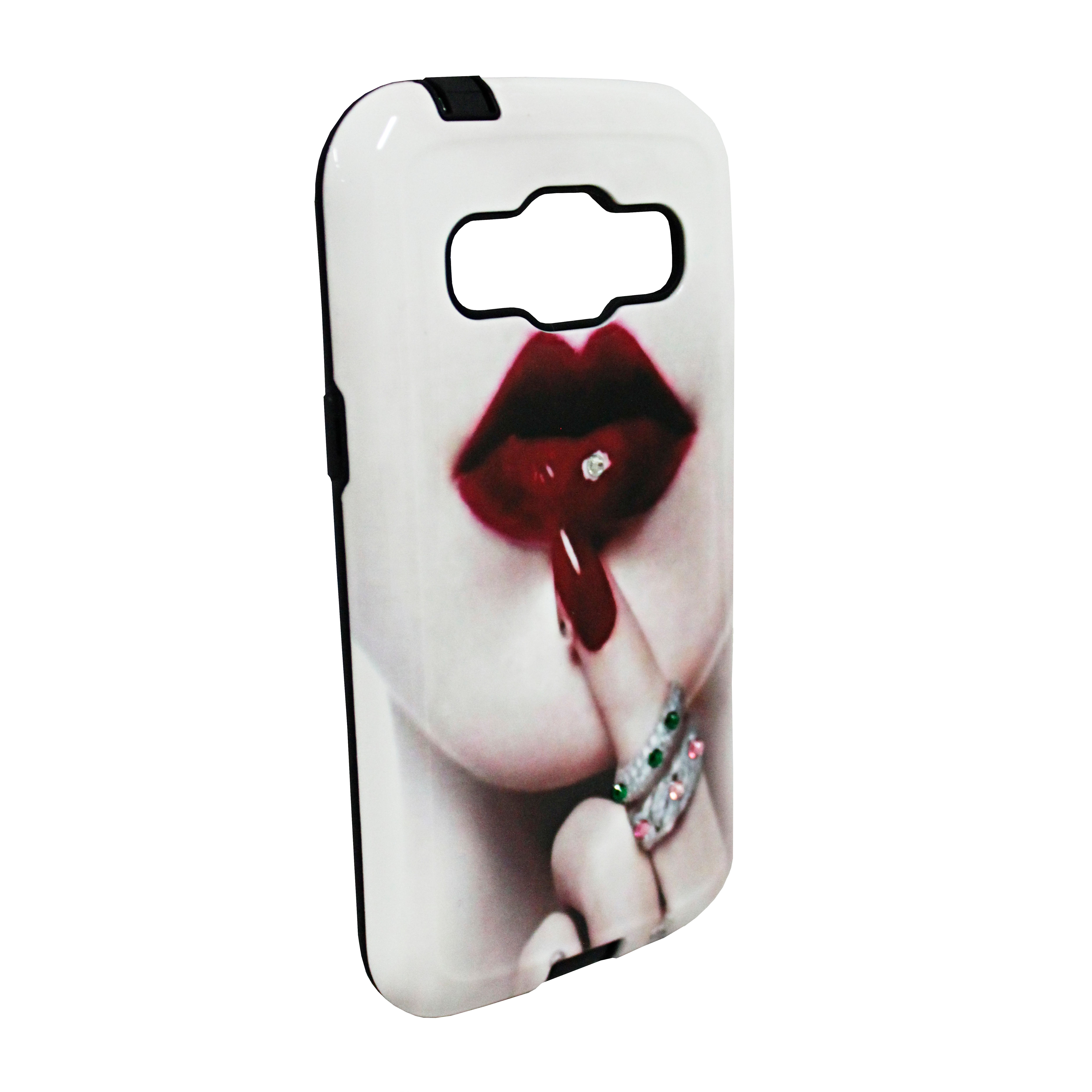 Case Diseño 2 en 1 Labios
