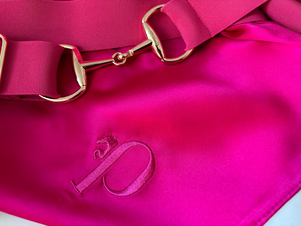 Thumbnail: 100% Mulberry Silk Scarf (90cm x 90cm)  - Hot Pink