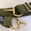 Thumbnail: 1.5" Snaffle Belt - Olive, Gold Finish
