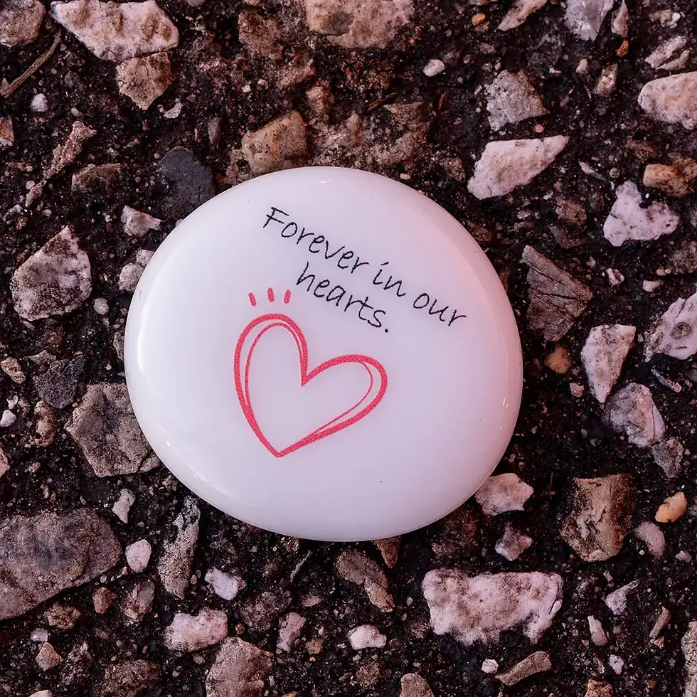 Thumbnail: Forever in our hearts ~ Word Stone