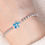Thumbnail: Blue Flower Stretch Bracelet ~ Sending Love Your Way