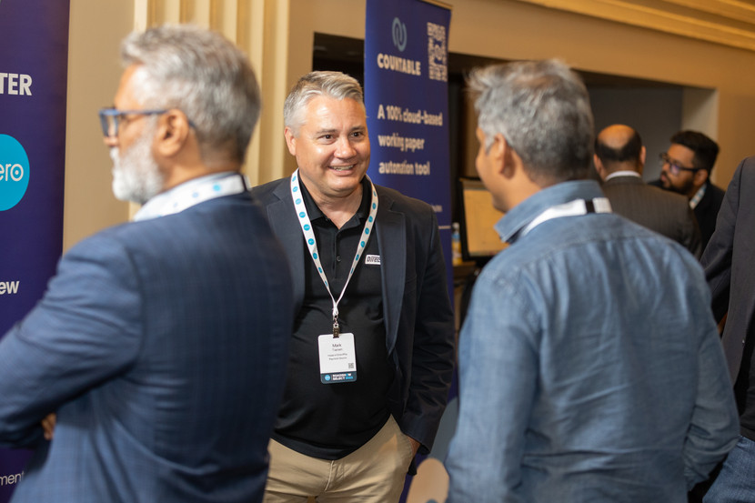 Networking at a corporate event - Event Photography by Cory Meli - Extensia Studios