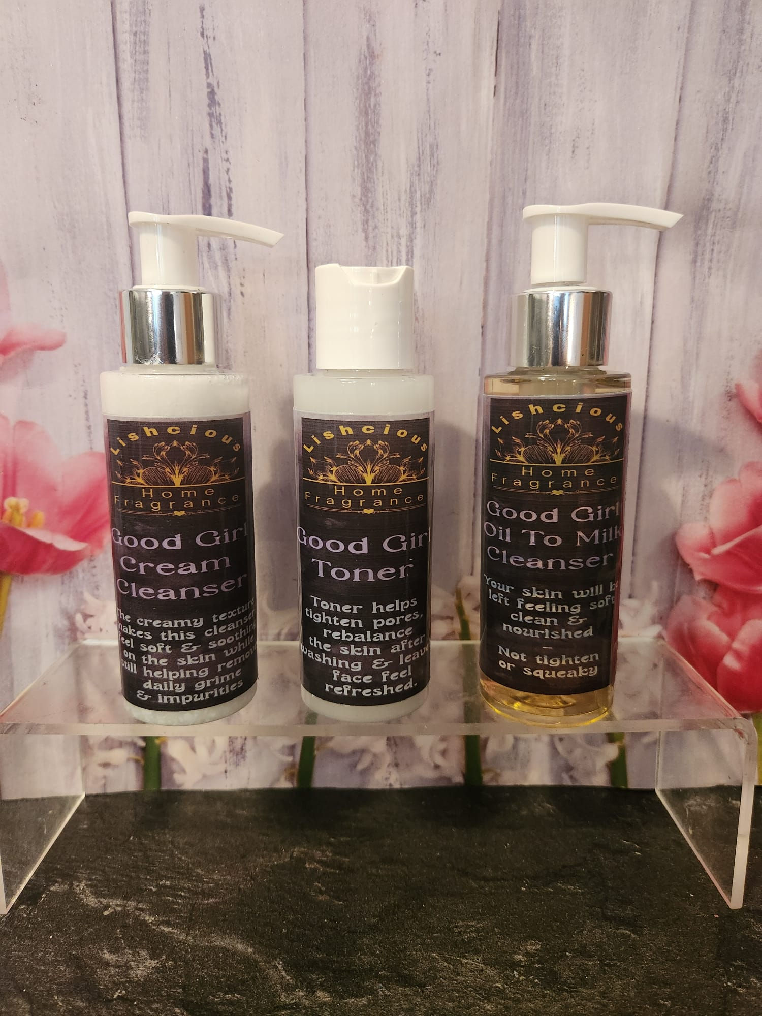 Cream Cleanser, Toner & Oil To Milk Set