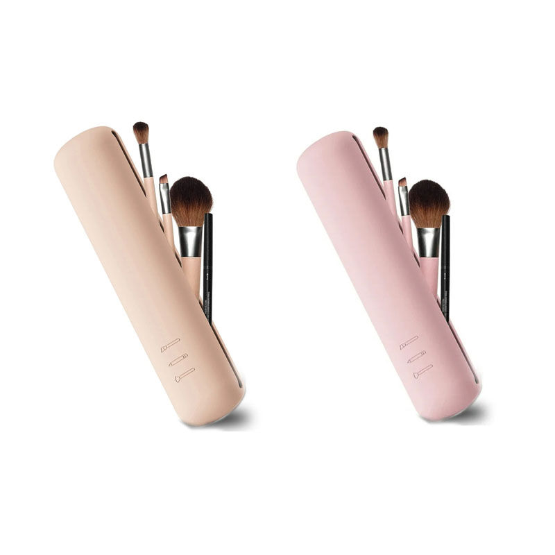 Miniatura: Estojo de silicone para lápis de sobrancelha, pincel de maquiagem, sombra, conj