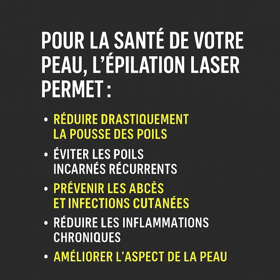 éviter poils incarnés laser